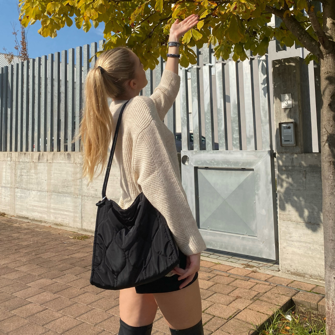 Mirre pikowana torba typu tote