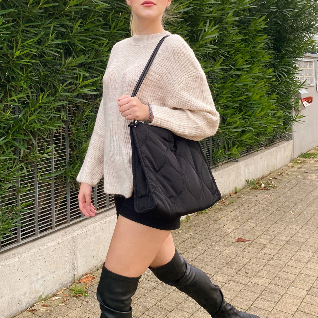 Mirre pikowana torba typu tote