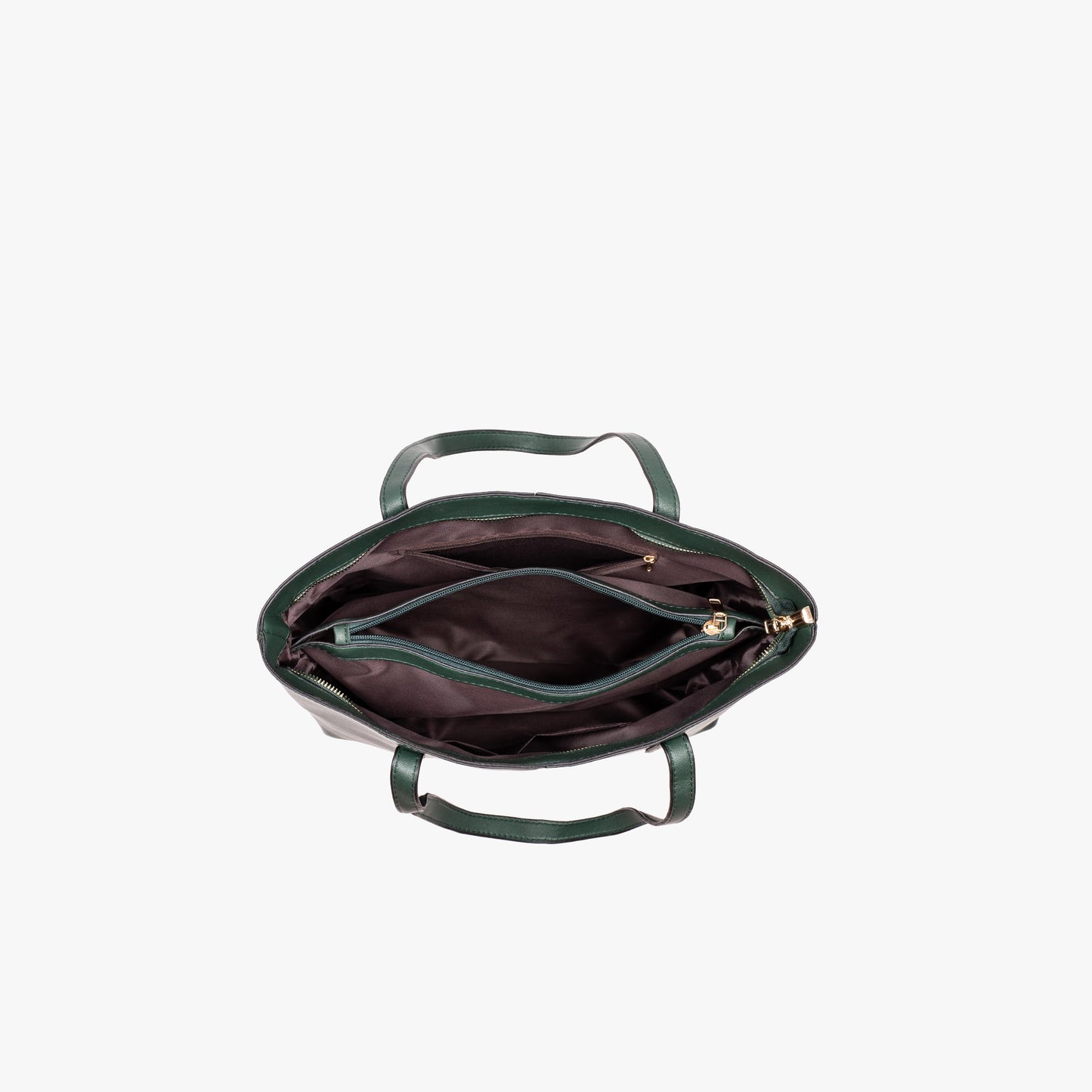 Olive torebka typu tote na ramię