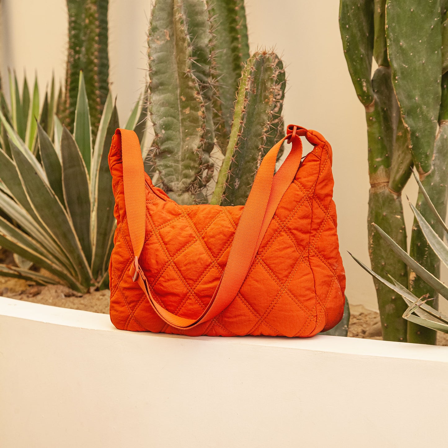 Romé pikowana puffer torebka na ramię