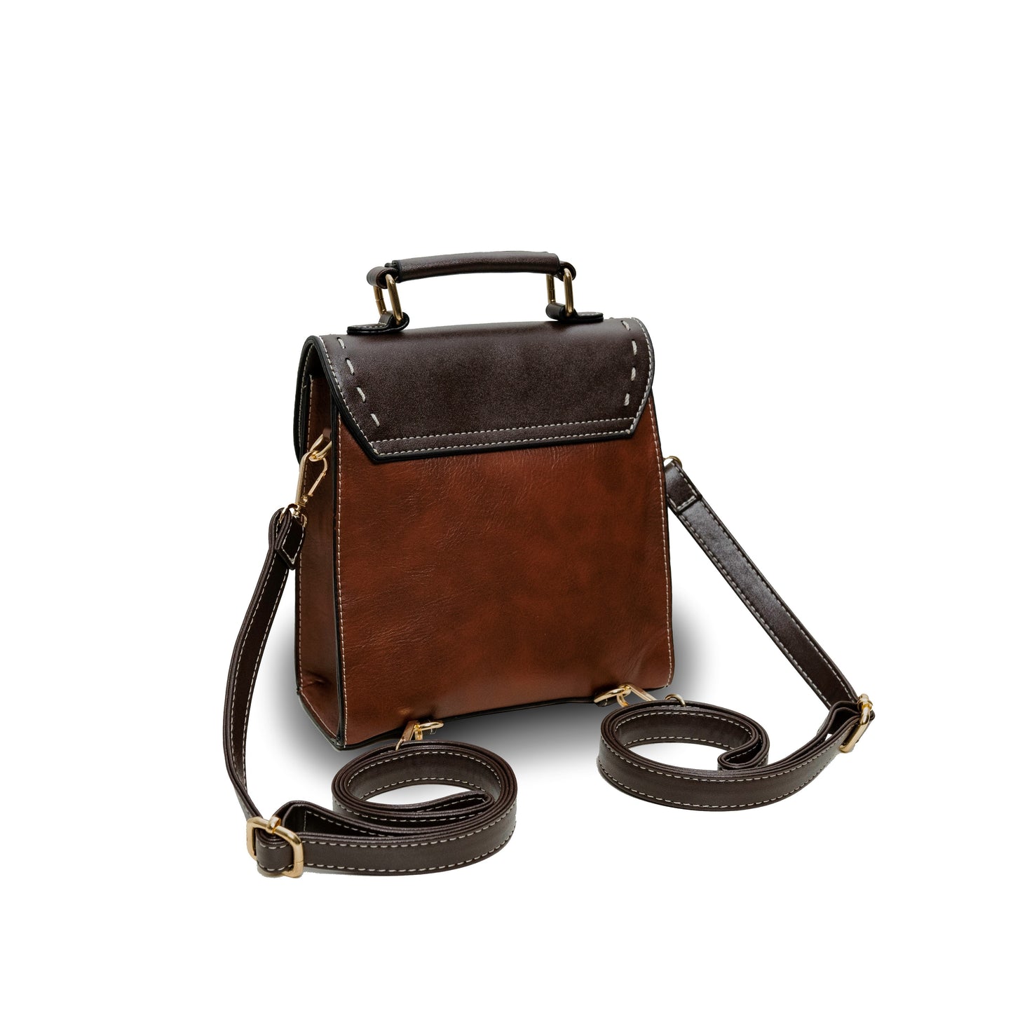 Beechiq Vintage plecak i torebka na ramię 2-w-1