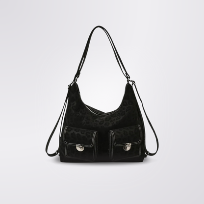 Leona Vintage torebka shopper w panterkę