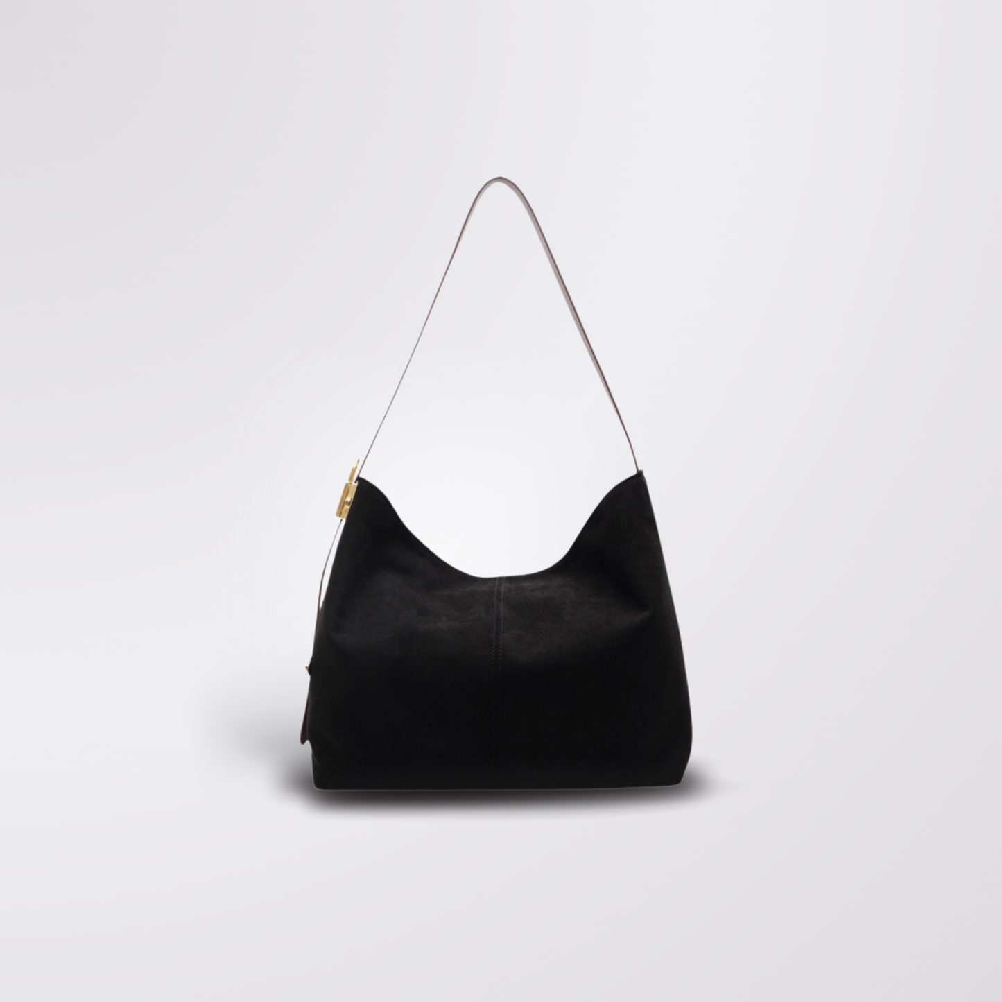 Maya Lock torebka na ramię z zamszu