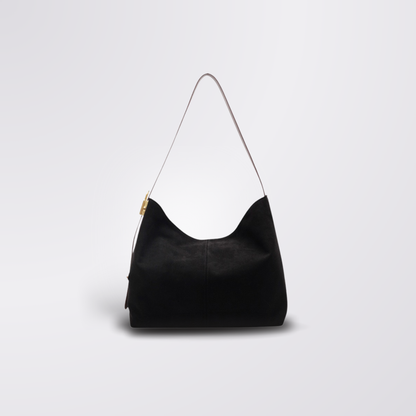 Maya Lock torebka na ramię z zamszu