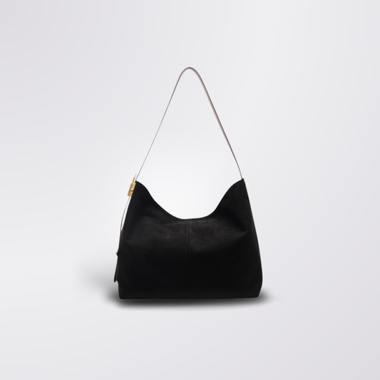 Maya Lock torebka na ramię z zamszu