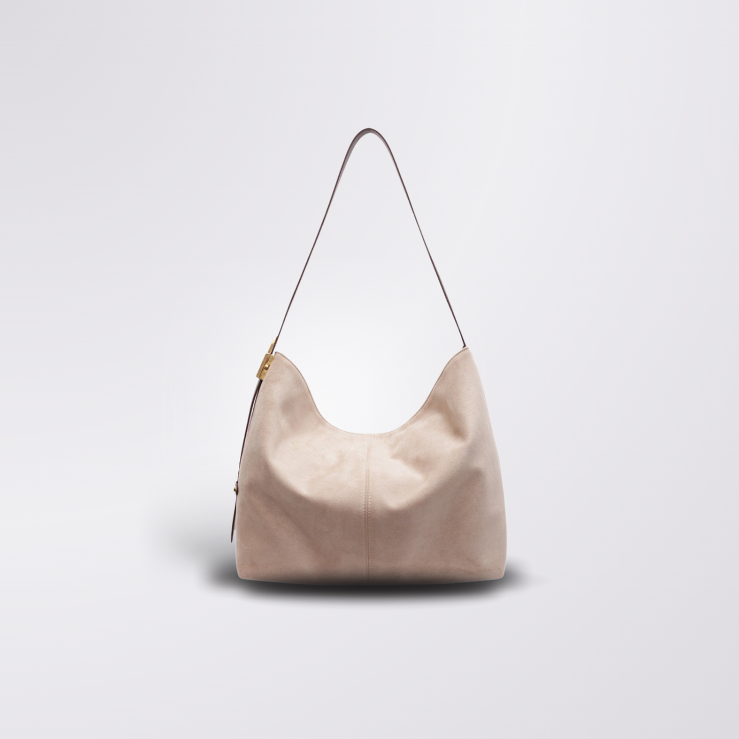 Maya Lock torebka na ramię z zamszu