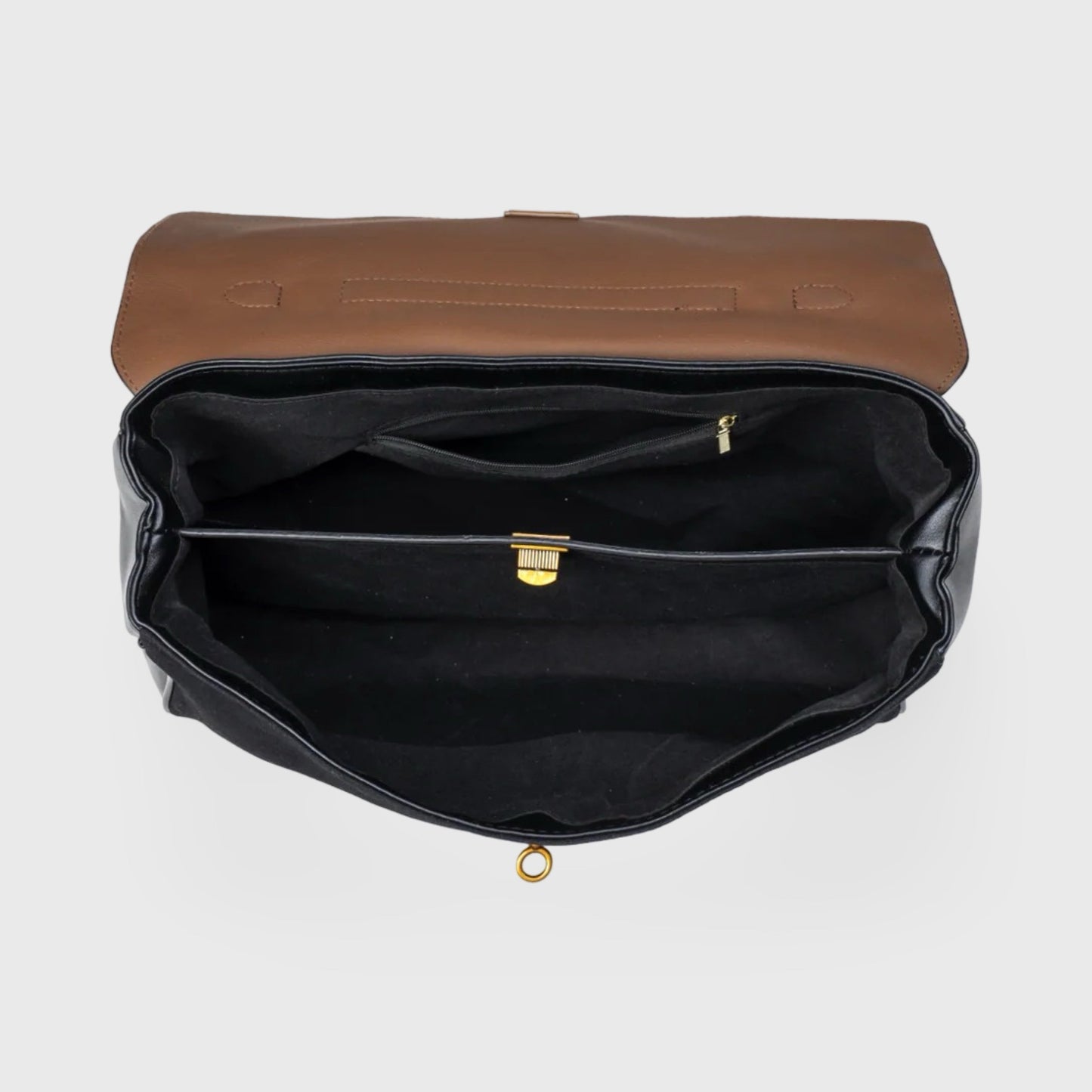 Chiara elegancka torebka z zamszem