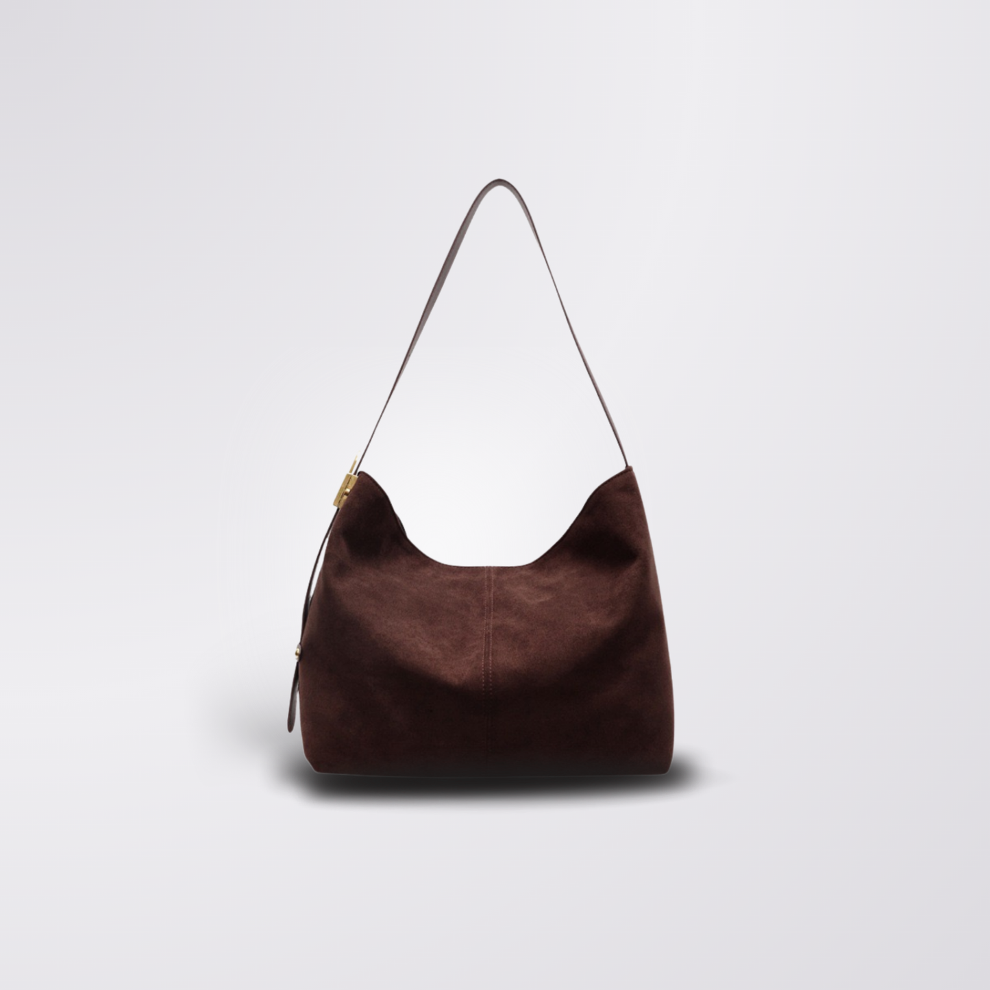 Maya Lock torebka na ramię z zamszu