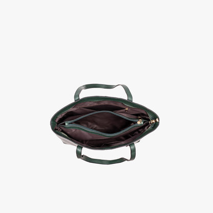 Olive torebka typu tote na ramię