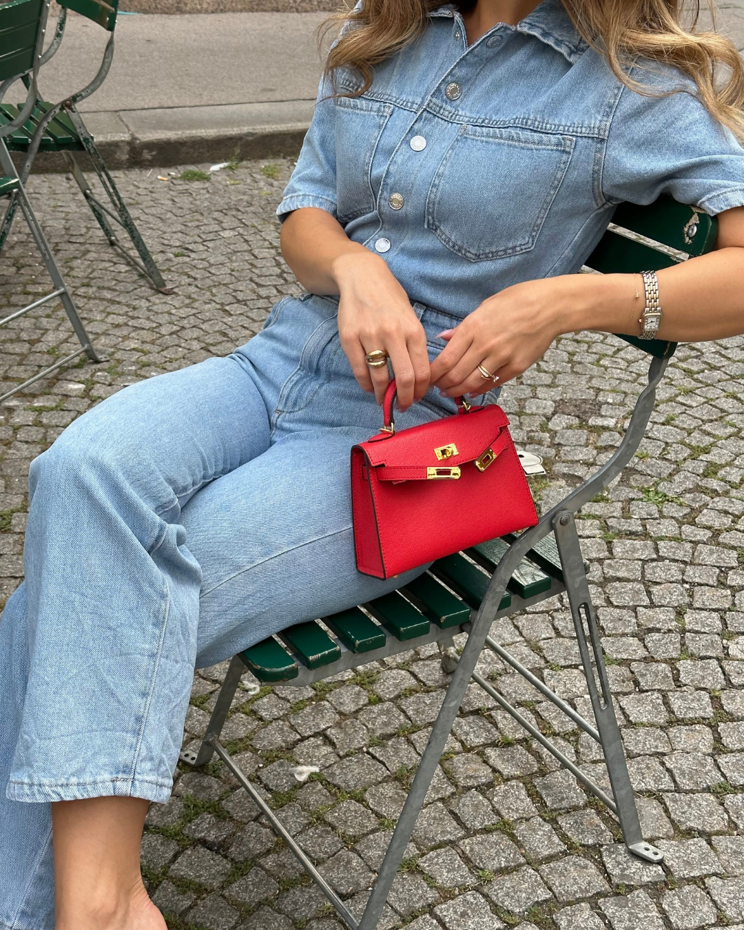 Calina elegancka torebka typu bucket