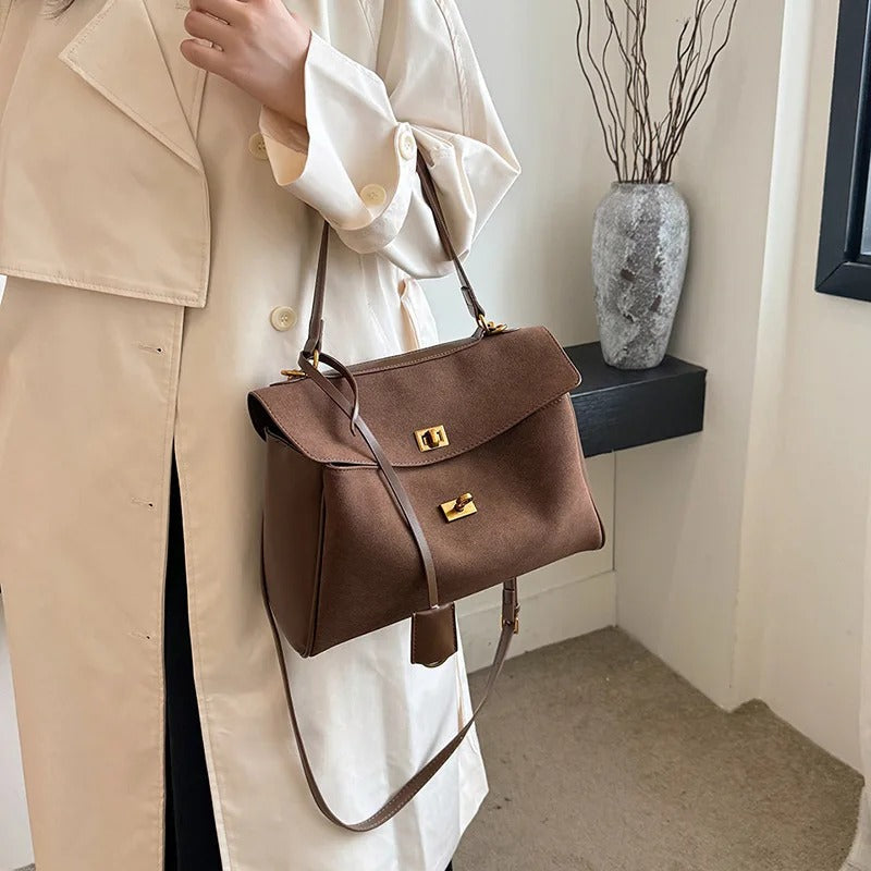 Camille zamszowa torba tote