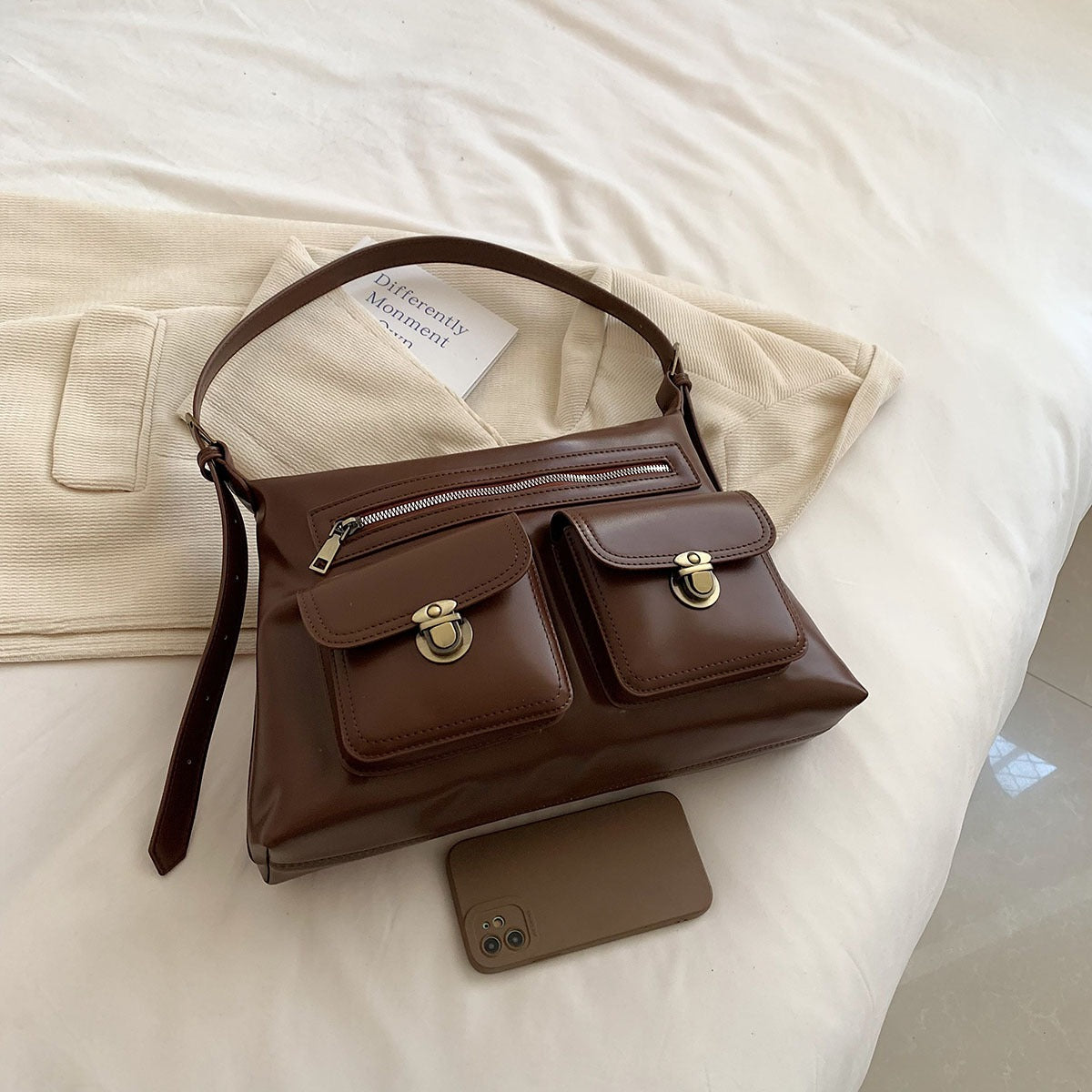 Duo Vintage elegancka torebka na ramię