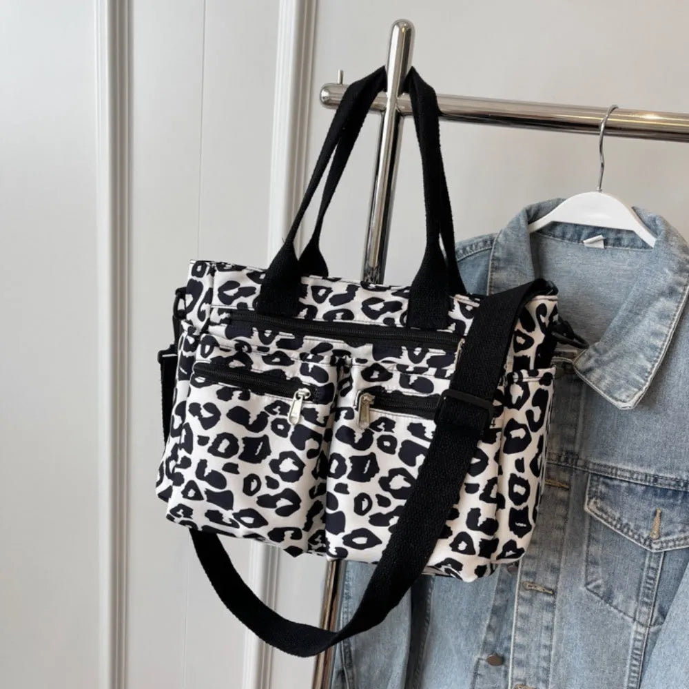 Vienne torba tote z płótna z dzikim wzorem