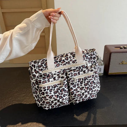 Vienne torba tote z płótna z dzikim wzorem