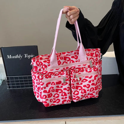 Vienne torba tote z płótna z dzikim wzorem