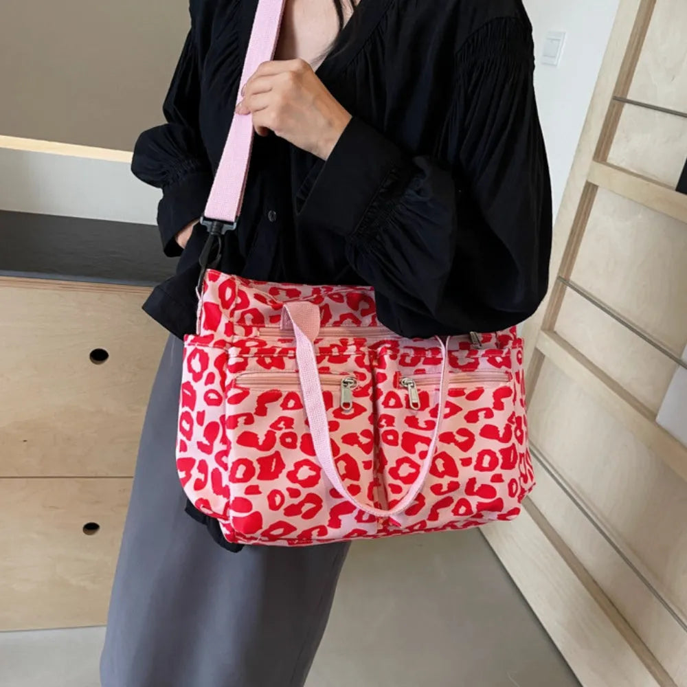 Vienne torba tote z płótna z dzikim wzorem