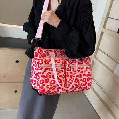 Vienne torba tote z płótna z dzikim wzorem