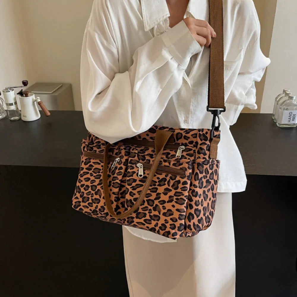 Vienne torba tote z płótna z dzikim wzorem