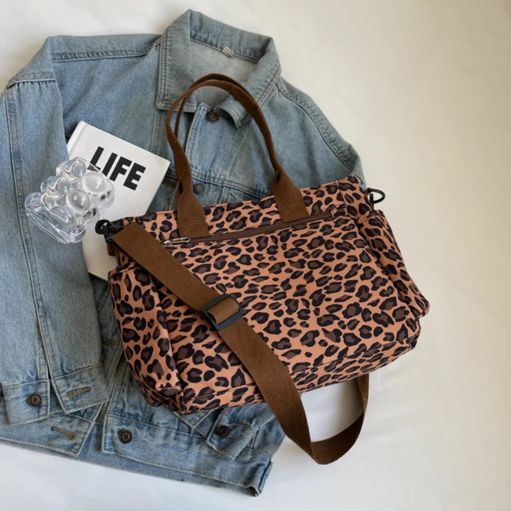 Vienne torba tote z płótna z dzikim wzorem