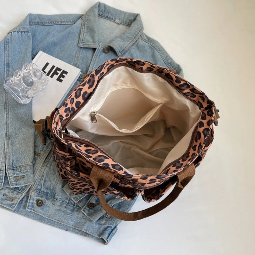 Vienne torba tote z płótna z dzikim wzorem