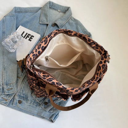 Vienne torba tote z płótna z dzikim wzorem