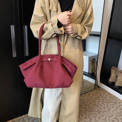 Gianna elegancka torebka zamszowa na ramię