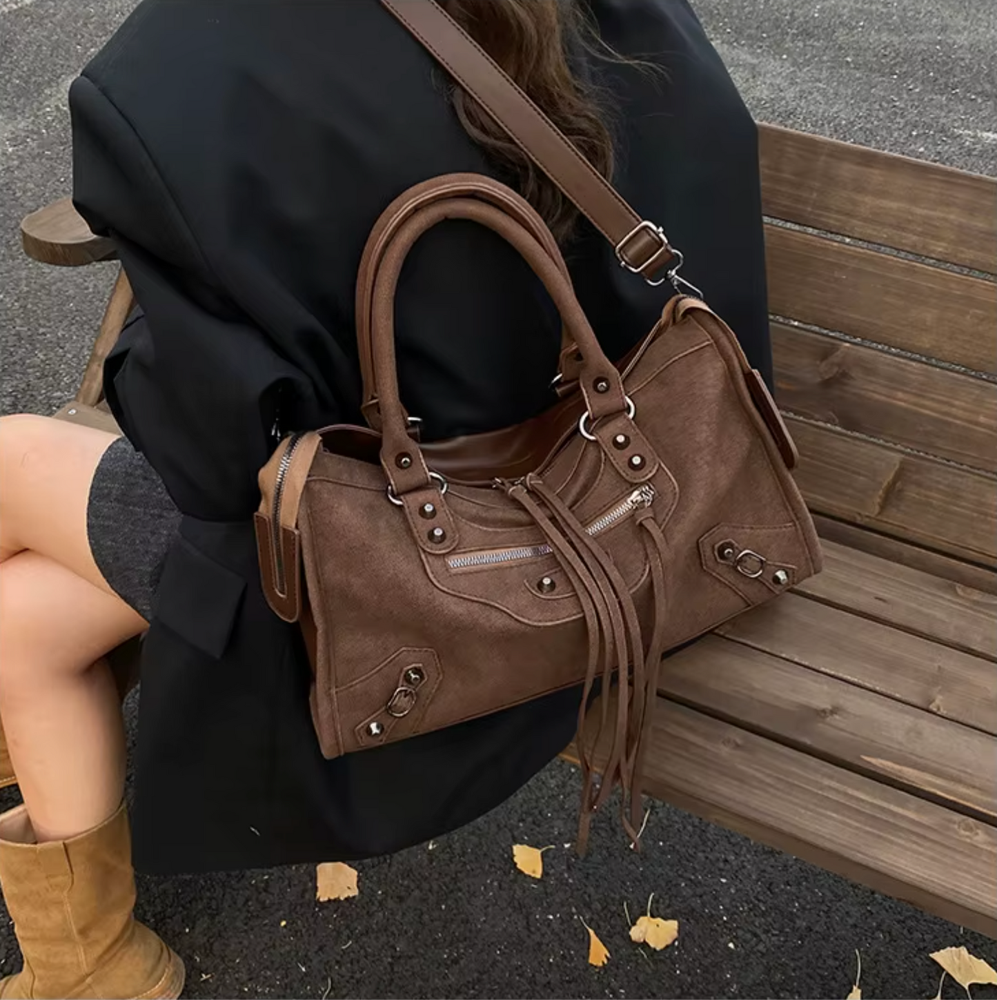 Valeria Vintage duża torebka na ramię