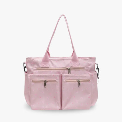 Vienne torba tote z płótna z kokardami