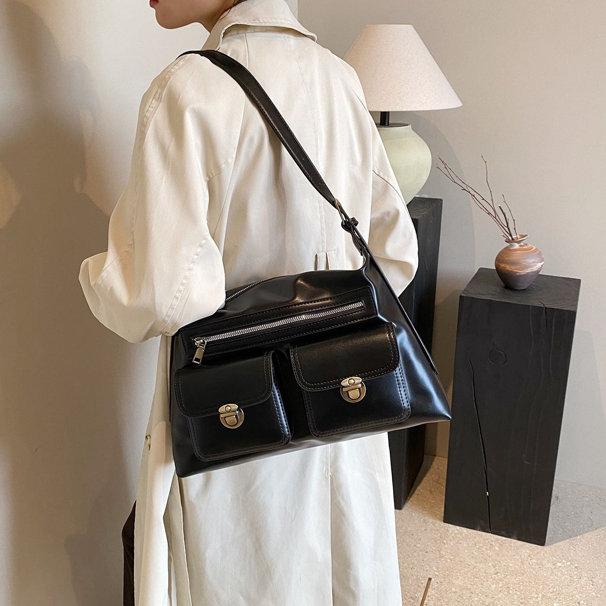 Duo Vintage elegancka torebka na ramię