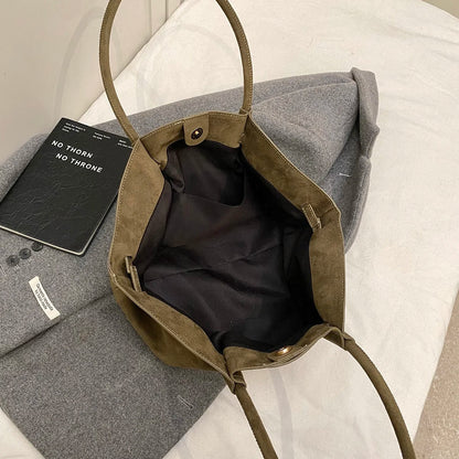 Gianna elegancka torebka zamszowa na ramię