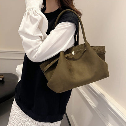 Gianna elegancka torebka zamszowa na ramię