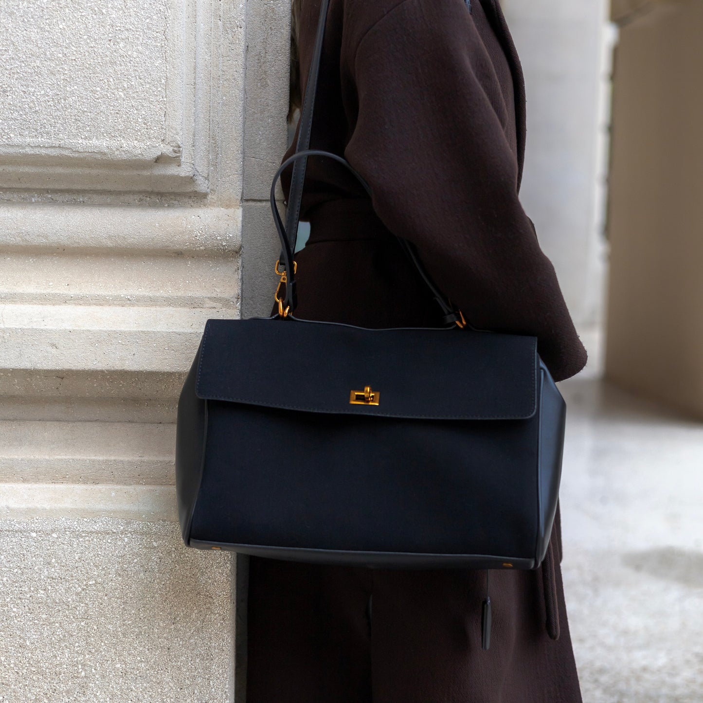 Camille zamszowa torba tote